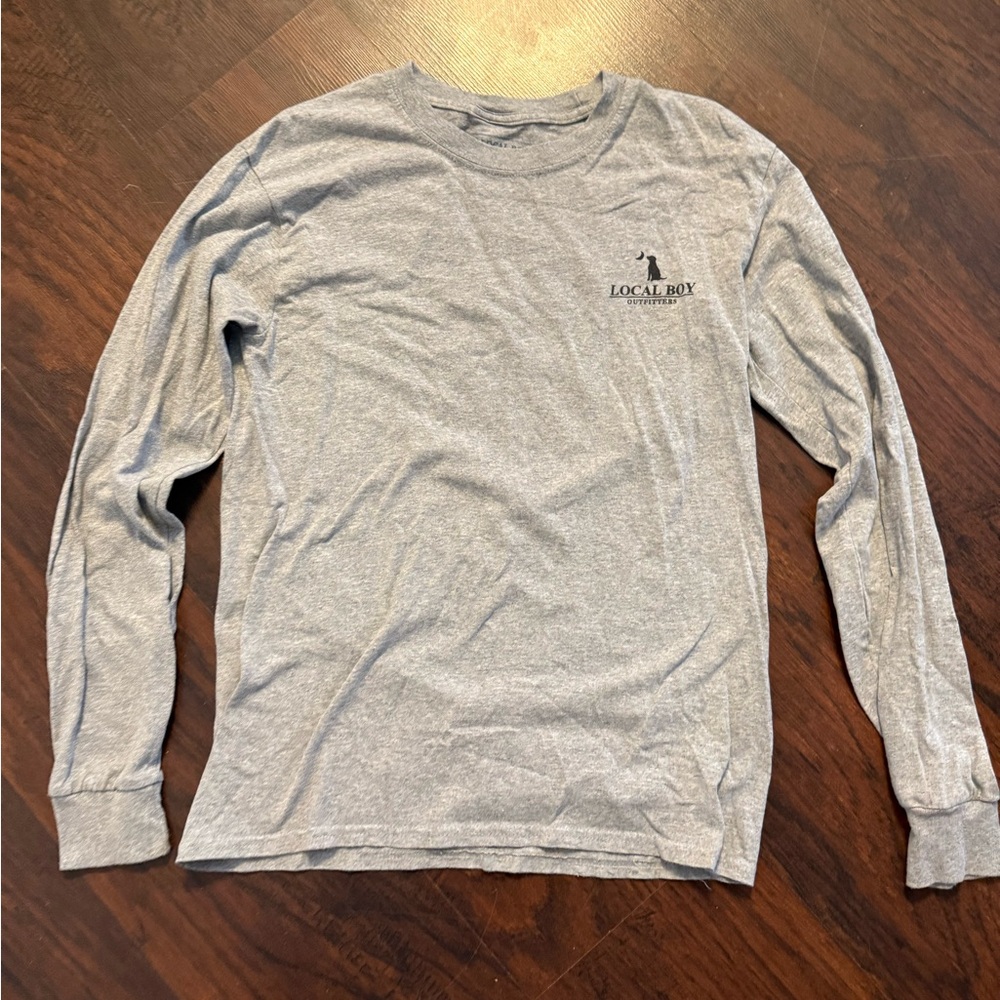 Local Boy Gray Long Sleeve Tee